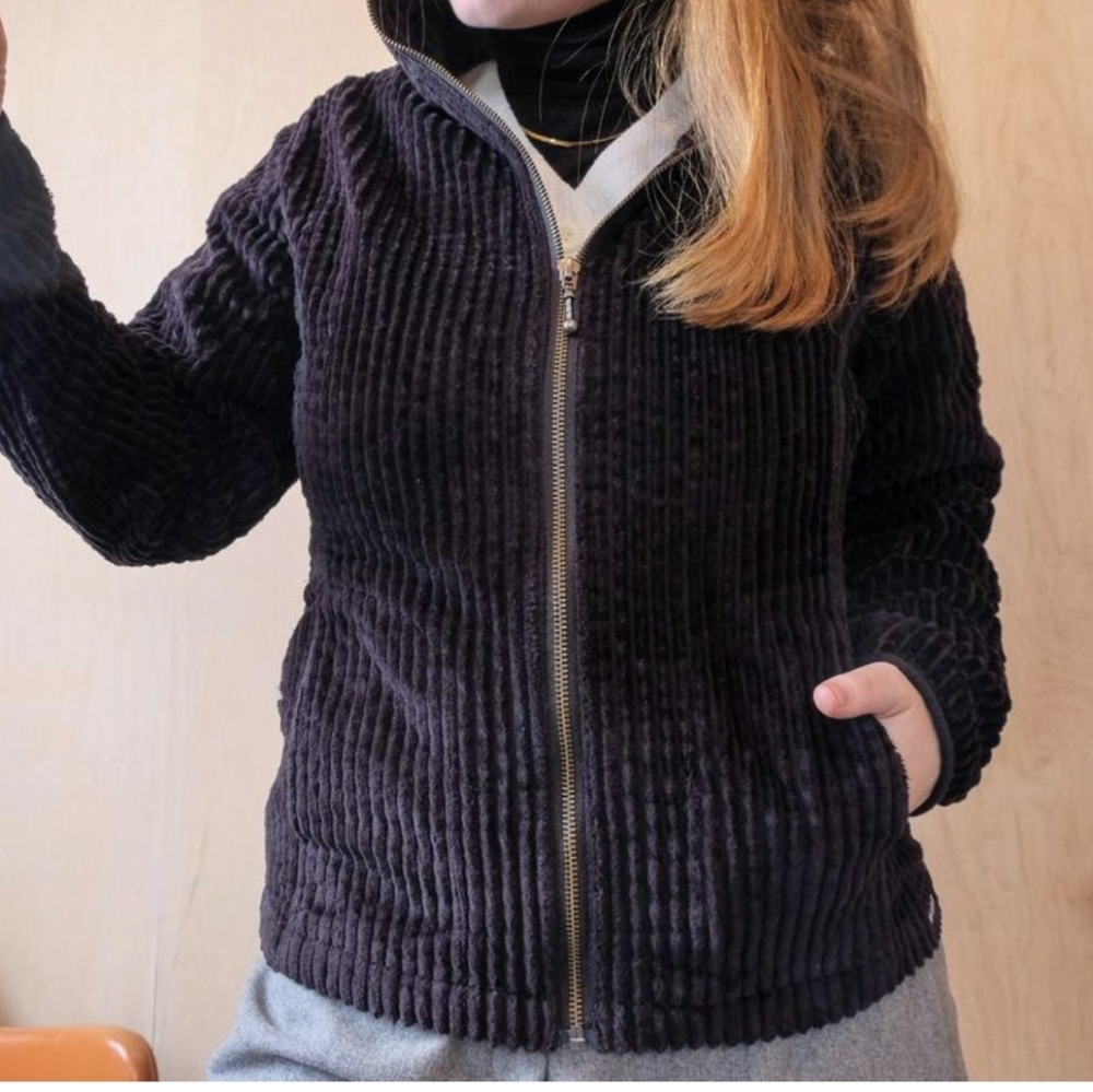Woolrich Womens Full Zip Corduroy Coat Size Large